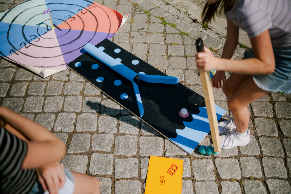 Minigolfbahn selbstgebaut