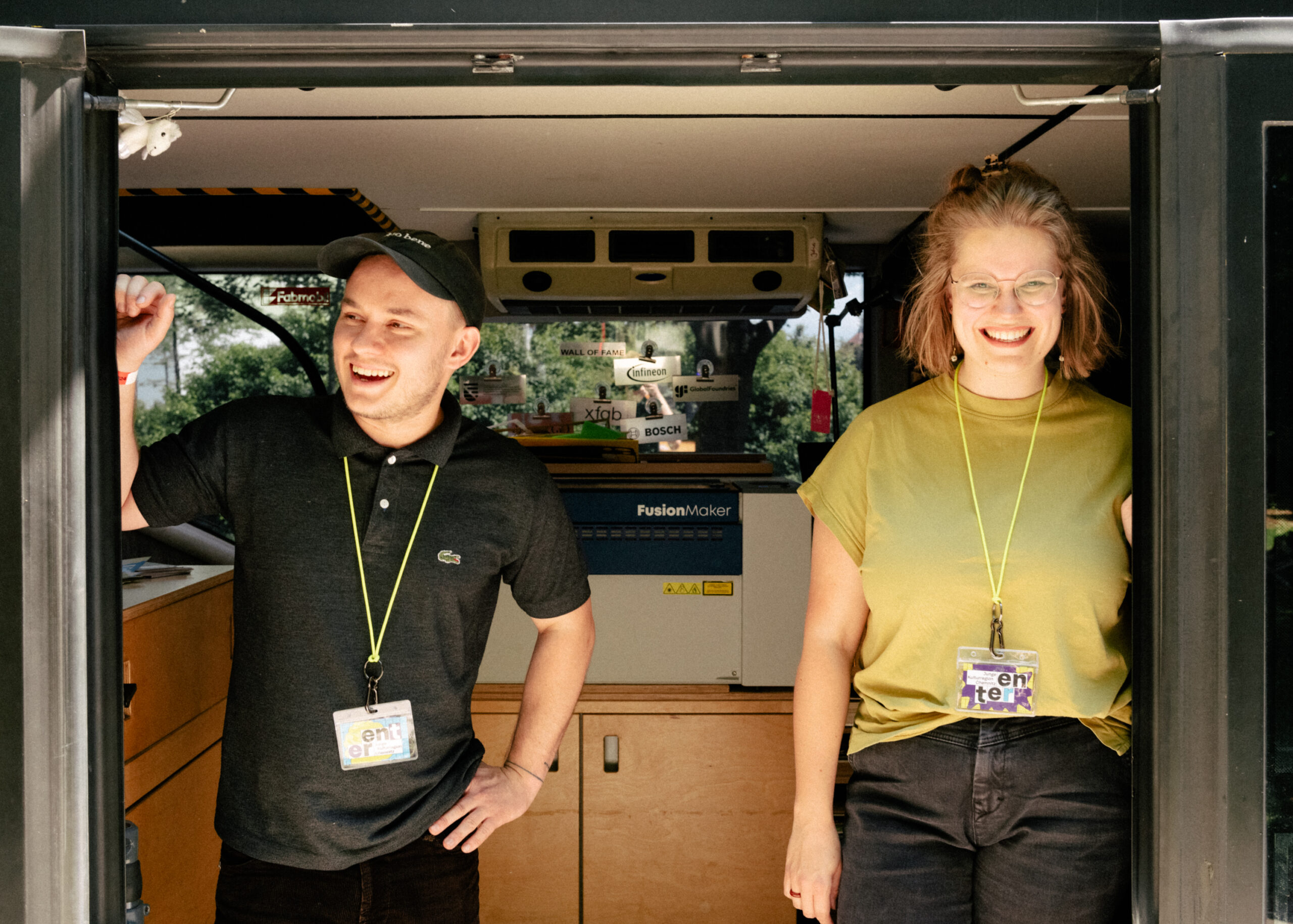 Team Region, Foto: Tim Gassauer, von links nach rechts: Erik Heinrich, Jasmin Schauer